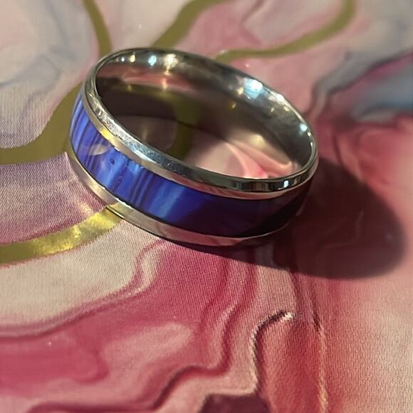 Stainless steel men’s unisex wedding band ring 11 - Picture 2 of 4